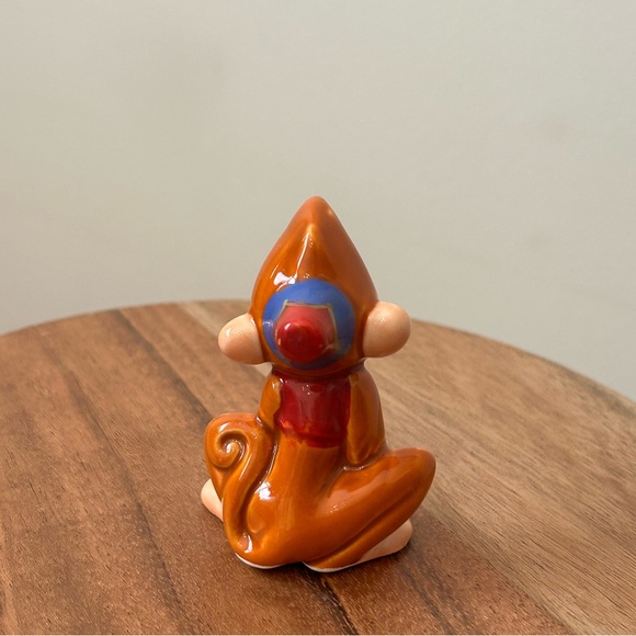 Disney Abu Vintage Figurine Porcelain Statue Aladdin Porcelain Collectible - Picture 3 of 6